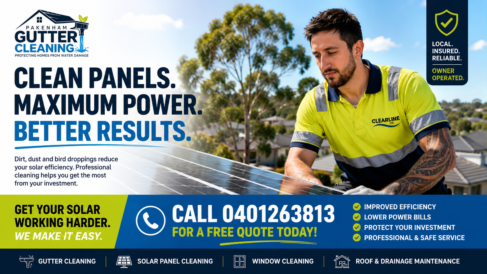 Pakenham Solar Panel Cleaning Contact